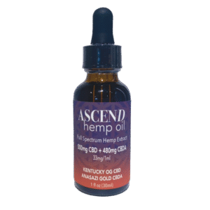 Kentucky OG 500mg CBD + Anasazi Gold 480mg CBDa